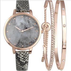WATCH AND BRACELET SET